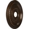 Ekena Millwork Cole PVC Medallion (Canopies up to 5 1/8"), 19"OD x 3 1/2"ID x 1"P, Textured Metallic Mystic Brown CMP19COAMB - alternate 3
